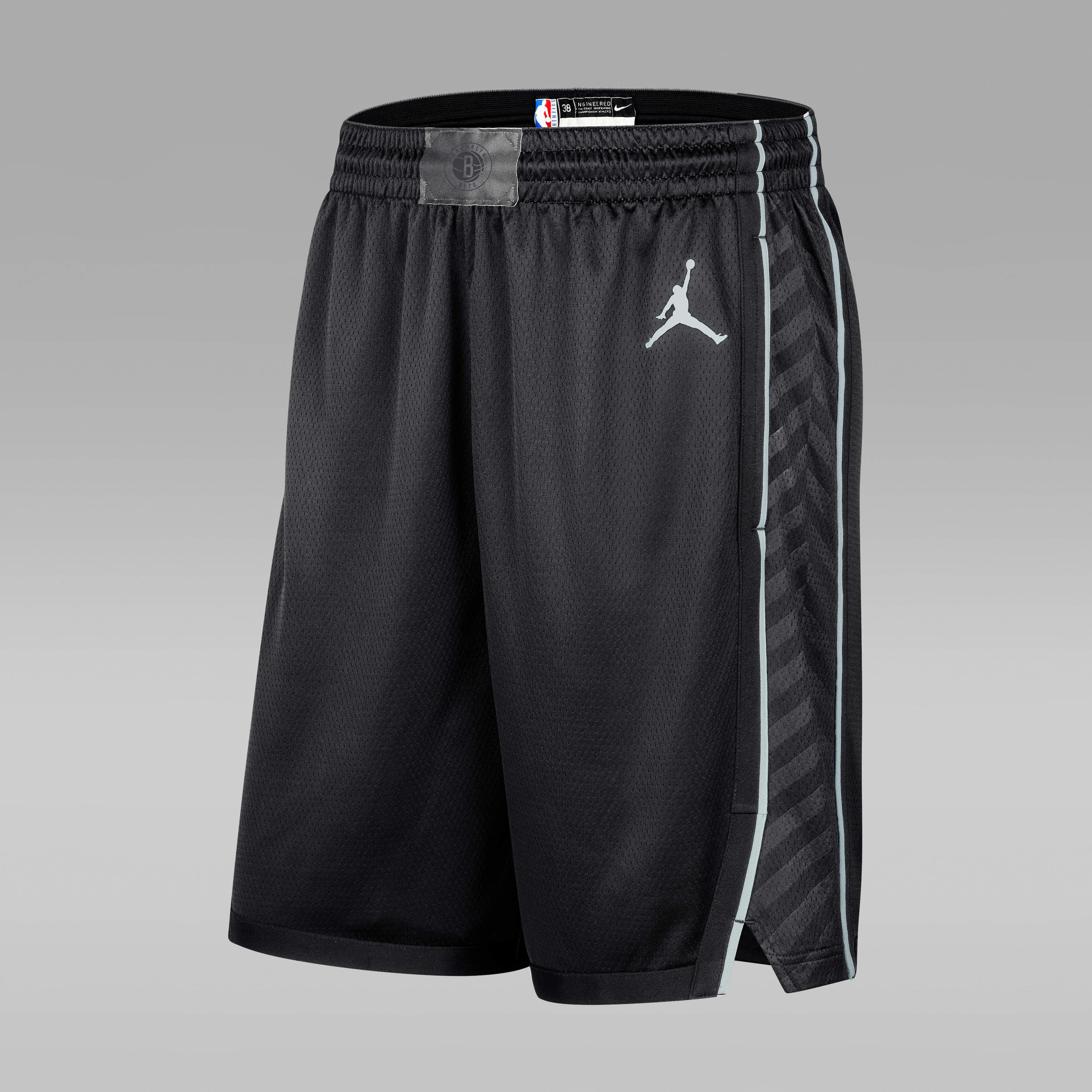 Nike Brooklyn Nets 2024 25 Statement Edition Men s Jordan Dri FIT NBA Swingman Shorts King s Cross